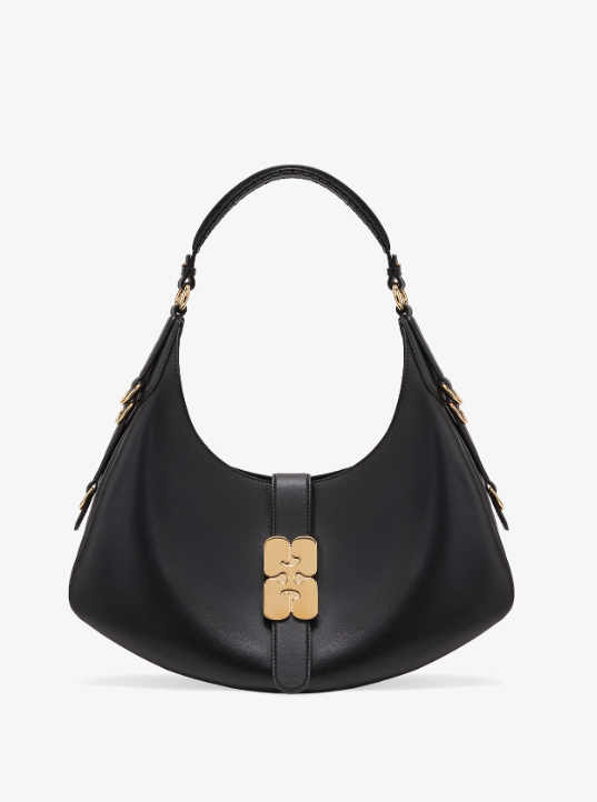 Bolso Kat Ganni mediano negro Bolso Kat Ganni mediano negro